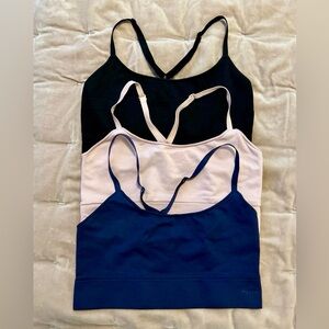 Like New—Set of 3 PINK Bralettes, Size Medium